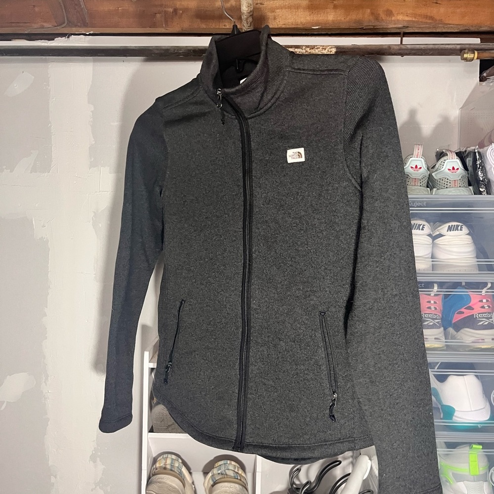 The North Face Women's Charcoal Gray Full-Zip Jacket